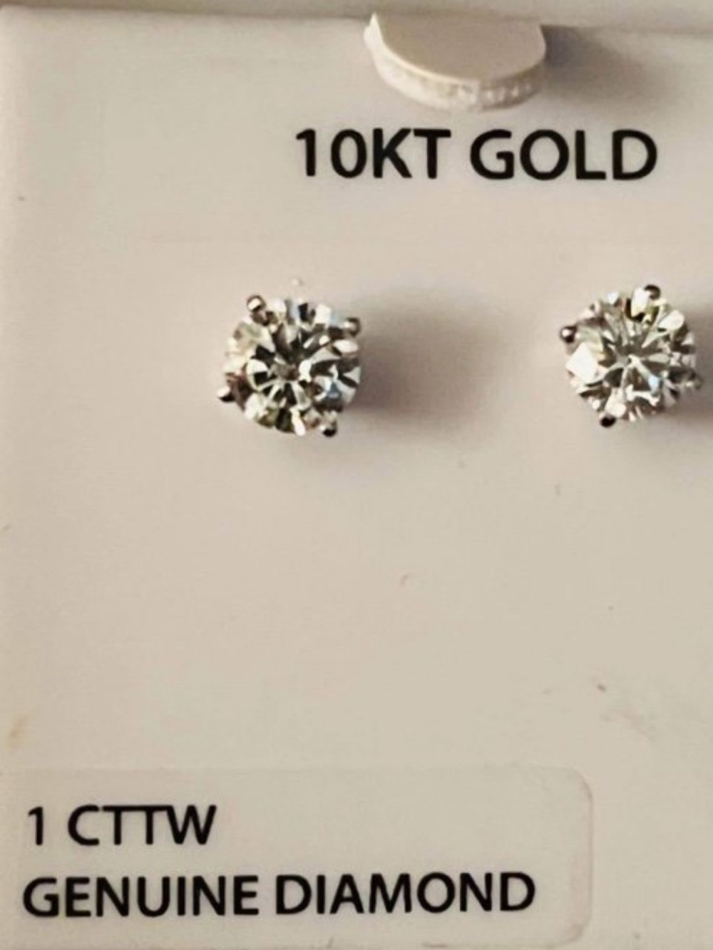 Diamond earrings